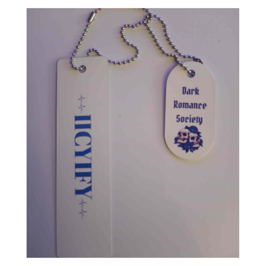 IICYIFY metal bookmark and dog tag