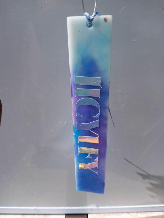 Resin bookmark IICYIFY multicolor