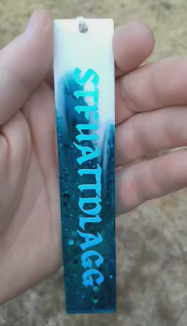 STFUATTDLAGG resin bookmark